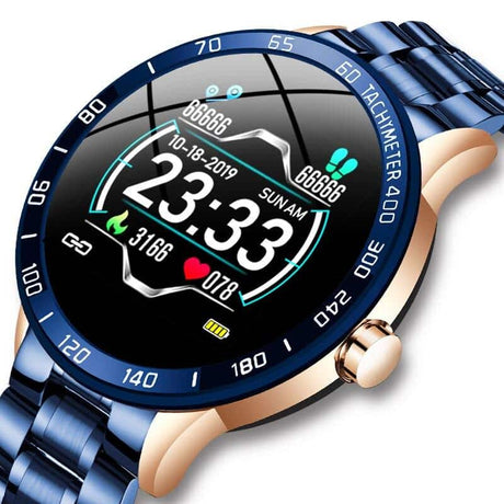 Men's Steel Waterproof Smartwatch - Dazpy