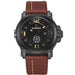 Luxury Sport Leather Strap Quartz Watch - Dazpy