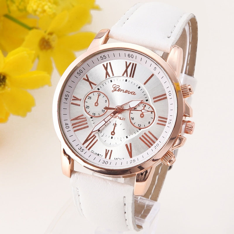 PU Leather Wristwatches - Dazpy