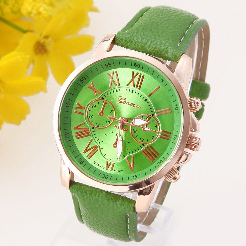 PU Leather Wristwatches - Dazpy