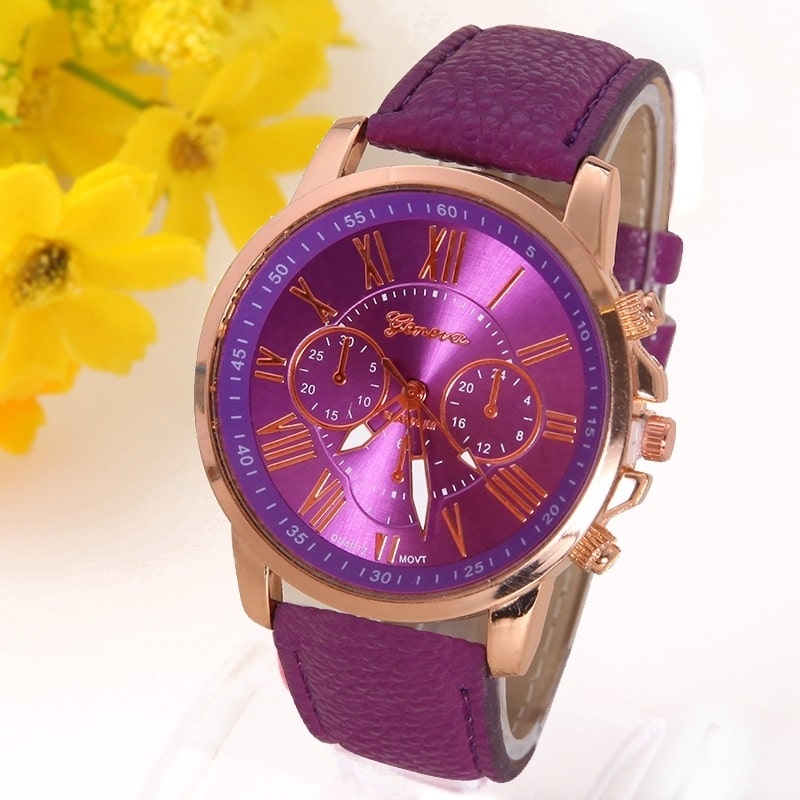 PU Leather Wristwatches - Dazpy