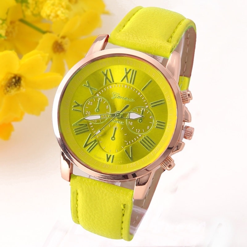 PU Leather Wristwatches - Dazpy