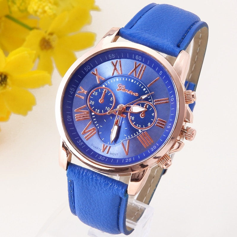 PU Leather Wristwatches - Dazpy