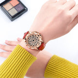 Women's Crystal Flower Watches - Dazpy