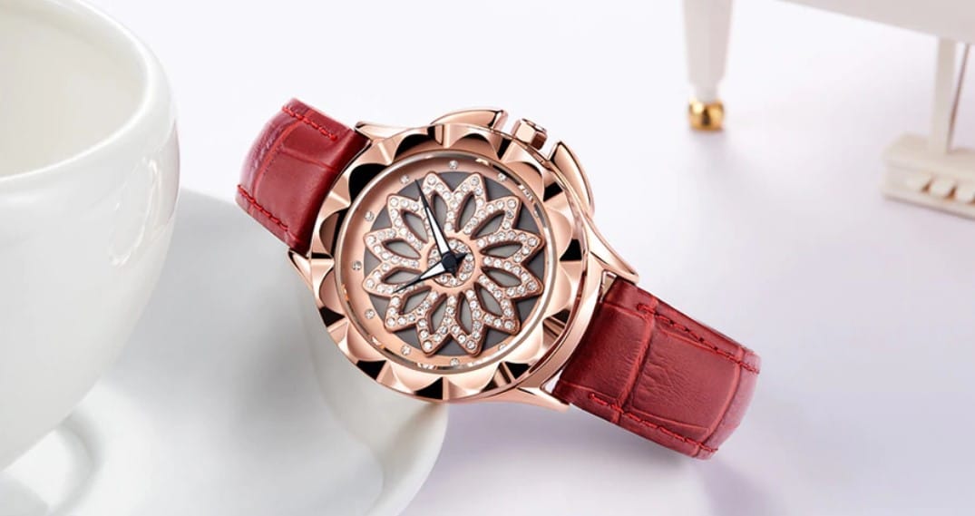 Women's Crystal Flower Watches - Dazpy