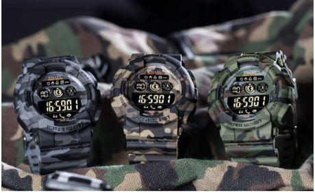 Men's Camouflage Print Smart Watches - Dazpy