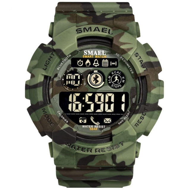 Men's Camouflage Print Smart Watches - Dazpy