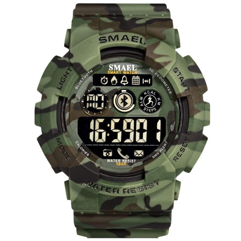 Men's Camouflage Print Smart Watches - Dazpy