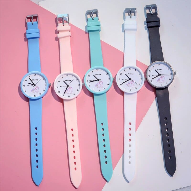 Cute UnicornPatterned Quartz Wristwatches - Dazpy