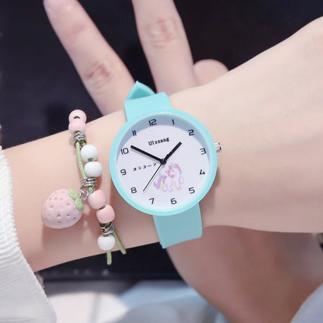 Cute UnicornPatterned Quartz Wristwatches - Dazpy