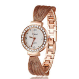 Women's Watches with Rhinestone Bracelet - Dazpy