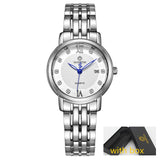 Fashion Quartz Water Resistant Stainless Steel Women's Wristwatch - Dazpy