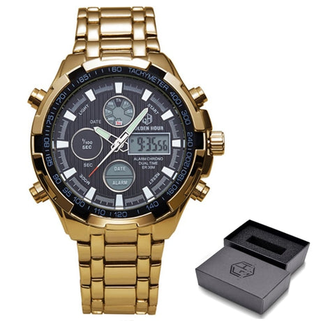 Luxury Digital Watches With Dual Display for Men - Dazpy