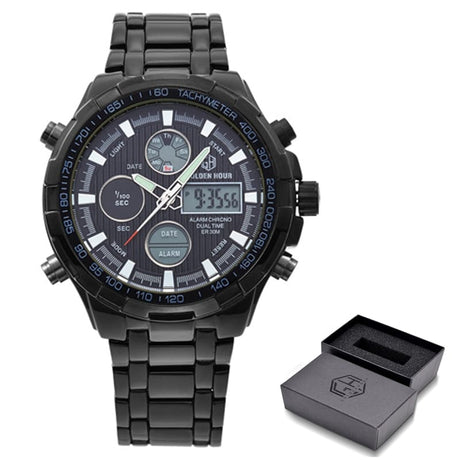 Luxury Digital Watches With Dual Display for Men - Dazpy