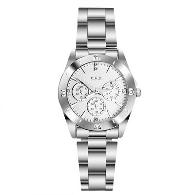 Waterproof Steel Watch for Women - Dazpy