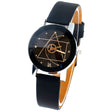 Classic PU Leather Retro Triangle Wristwatches - Dazpy