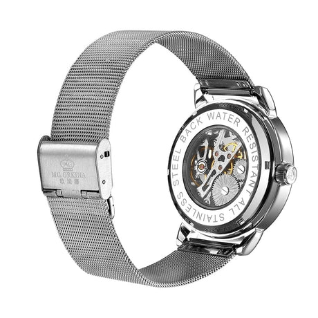 Men's Casual Stainless Steel Mechanical Watches - Dazpy