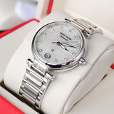 Women's Stainless Steel Diamond Automatic Wristwatch - Dazpy