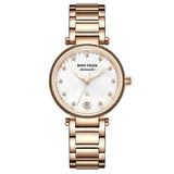 Women's Stainless Steel Diamond Automatic Wristwatch - Dazpy