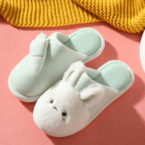 Cute cartoon rabbit cotton slippers