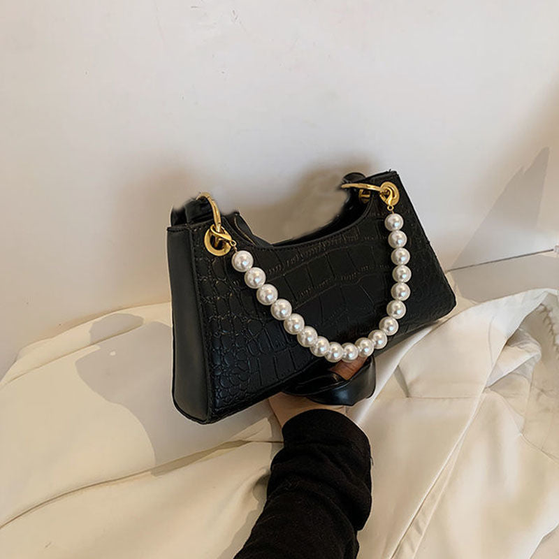 New Trendy French Pearl Handbag - Dazpy