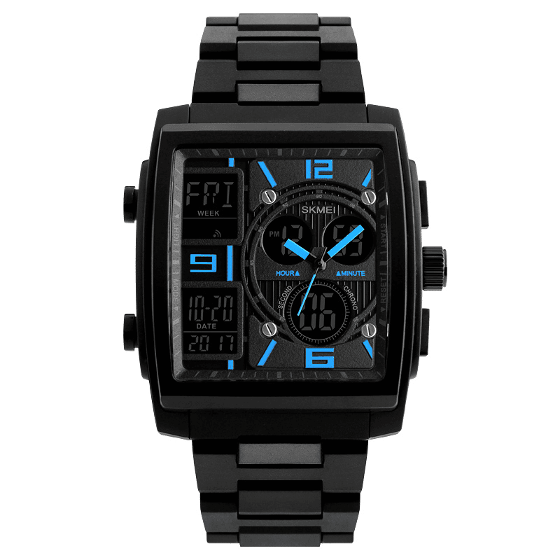 Electronic Dual Display Watches for Men - Dazpy