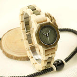 Two Tone Slim Wooden Watches - Dazpy