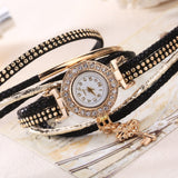 Women's Gold Weave Ribbon Watch - Dazpy