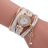 Women's Gold Weave Ribbon Watch - Dazpy