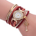 Women's Gold Weave Ribbon Watch - Dazpy