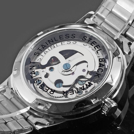 Men's Luxury Mechanical Full Stainless Steel Watches - Dazpy