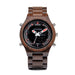 Men's Wood Digital Night Vision Wristwatch - Dazpy