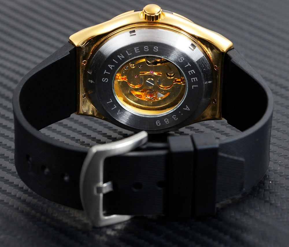 Classy Mechanical Watches for Men with Exposed Skeleton Dial - Dazpy