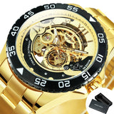 Classy Mechanical Watches for Men with Exposed Skeleton Dial - Dazpy