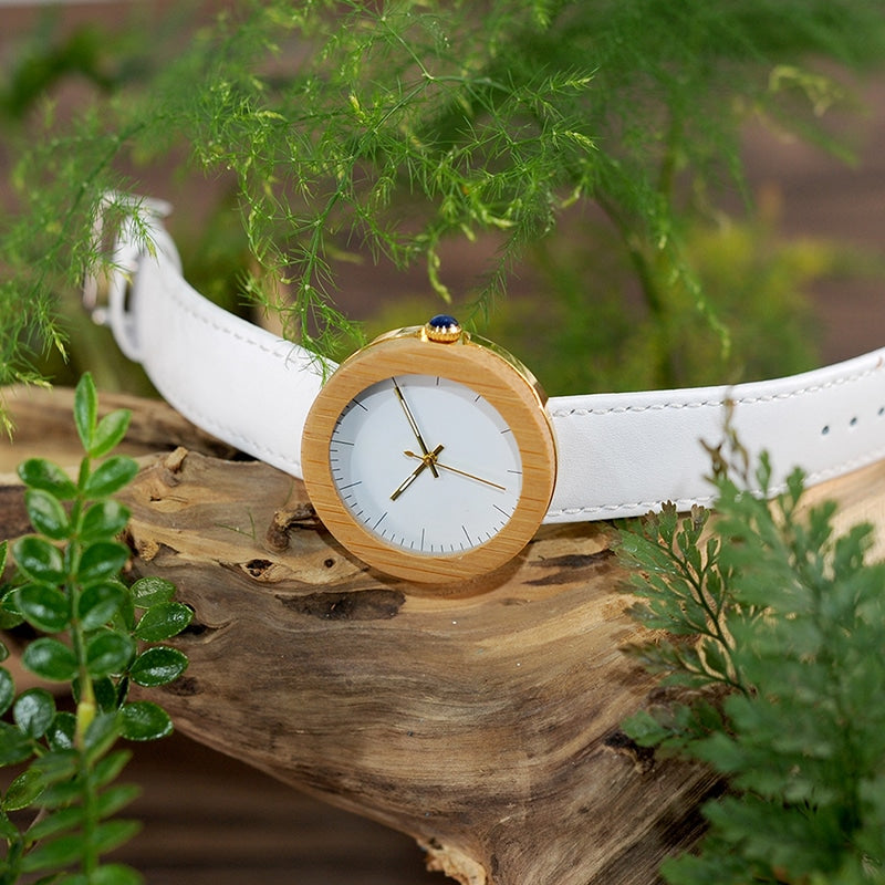 Women's Charming Wooden Watch - Dazpy