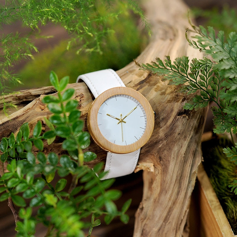 Women's Charming Wooden Watch - Dazpy