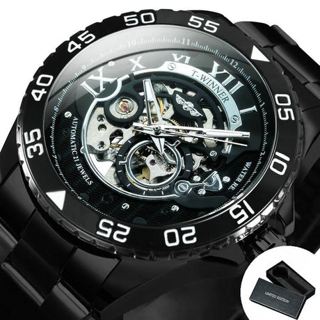 Classy Mechanical Watches for Men with Exposed Skeleton Dial - Dazpy