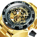 Classy Mechanical Watches for Men with Exposed Skeleton Dial - Dazpy