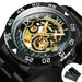 Classy Mechanical Watches for Men with Exposed Skeleton Dial - Dazpy