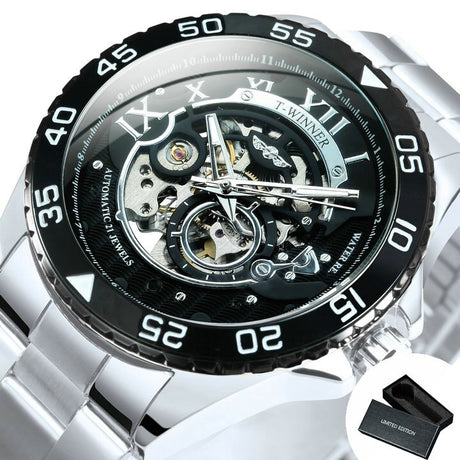 Classy Mechanical Watches for Men with Exposed Skeleton Dial - Dazpy