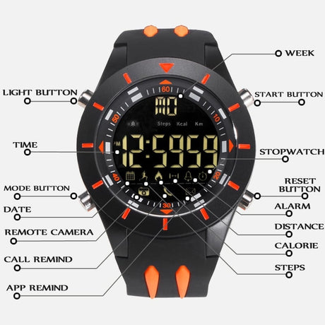 Men's Trendy Waterproof Smart Watches - Dazpy