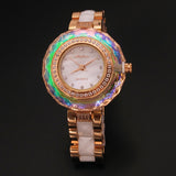 Women's Ceramic and Rhinestones Watch - Dazpy