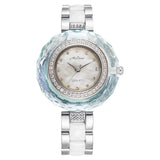 Women's Ceramic and Rhinestones Watch - Dazpy