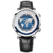 Blue World Map Luxury Aviator Men’s Watch - Dazpy