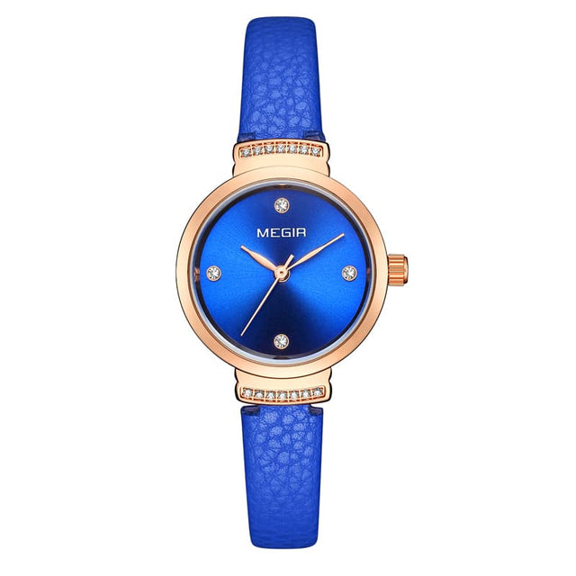 Women's Matte Leather Strap Watches - Dazpy