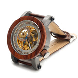 Automatic Mechanical Men's Bamboo Watch - Dazpy