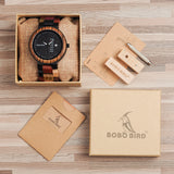 Men's Japan Movement Wooden Watches with Colorful Wood Strap - Dazpy