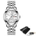 Women's Luxury Stainless Steel Bracelet Watches - Dazpy