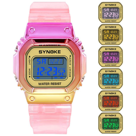 Women's Gradient Color LED Sports Watches - Dazpy