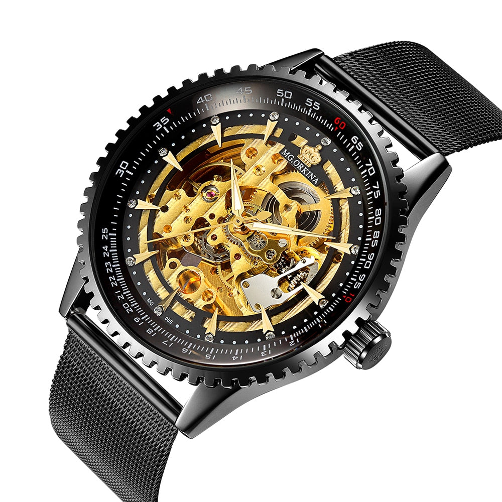 Men's Stainless Steel Mechanical Watches - Dazpy